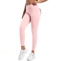 SSITO Leggings de Gimnasio con bolsillos, pantalones de entrenamiento para correr, Pantones Atlético de Alta elasticidad para Mujer, pantalones SexIs de Belta High, Mallas de elevación de glúticos de Color sólido - details 26
