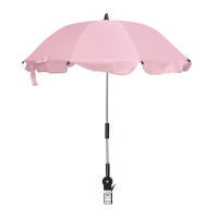Chair Umbrella With Universal Clamp,upf 50+ Clip On Parasol For Patio Chair Beach Chairs-black - details 2