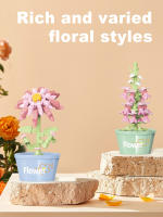 Juguetes De Bloques Para Niños Ornamentales Flores Eternas Girasoles Hibiscos Suculentas En Macetas Juguetes Ensamblados - details 4