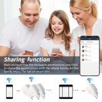 Enchufe Inteligente WiFi Tuya 16A 20A EU Con Función De Programación Y Control De Voz Compatible Con Alexa Y Google Assistant - details 4
