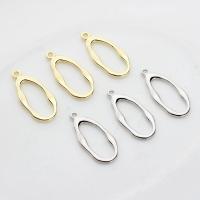 Conectores De Aleación De Zinc En Forma Geométrica Rectángulo Y Oval Para Manualidades Y Joyería Accesorios Para DIY Pendientes Lote De 6 - details 0