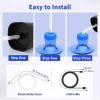 Bomba De Agua Portátil USB Para Botella Universal 2-5 Galones Dispensador De Agua Eléctrico Material Plástico - details 8