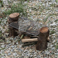 Tomshoo Mini Barbacoa De Titanio Asador De Carbón Para Camping Playa Picnic Herramientas De Cocina Equipamiento De Forno De Carbono - details 14