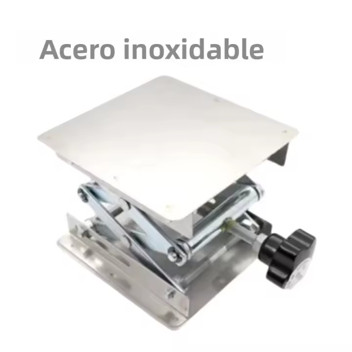 Elevador De Ruta De Aluminio / Acero Inoxidable Para Grabado De Madera Soporte Ajustable Para Mesas De Trabajo Laboratorio - 1