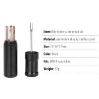 Kit De Reparación De Neumáticos Ciclismo Tubeless Con Plugues Y Herramienta De Inserción De Strips De Goma Para Bicicletas De Carretera Y MTB - details 2