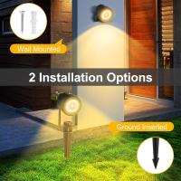 Lámpara Solar LED Para Jardín IP65 3000K/6000K Decoración De Árboles Camino Paisaje Luz De Parede Para Exterior Moderno - details 2