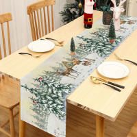 Mantelos Navideños 2024 Decoración De Año Nuevo 2025 Bandera De Navidad Natal Hecha De Poliéster 100% Para Mesa De Fiesta - details 2