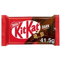 Kit kat Dark Chocolate Negro Barrita de Chocolate Nestlé - Caja con 24 unidades de 41,5gr cada una - El snack de chocolate ideal para tomarte un respiro en cualquier momento - 100% cacao de cultivo sostenible - details 0