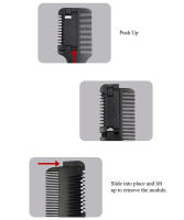 Peine Para Corte De Pelo Con Mango Negro Y Cuchillas De Barbero Herramientas De Peluquería Para Afinar Y Estilizar El Cabello En Salón - details 9