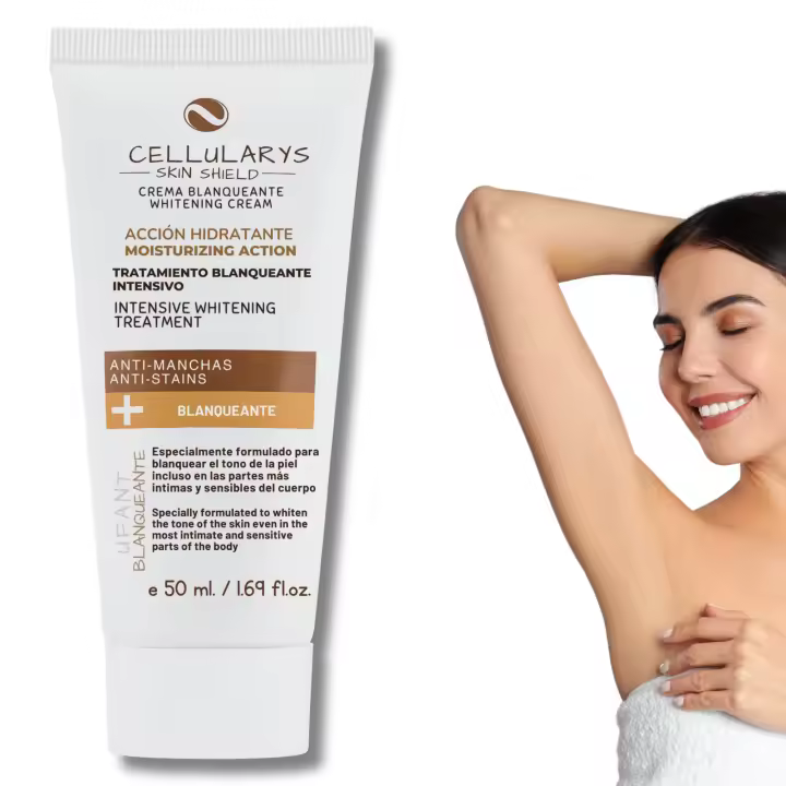 Cellularys Skin Shield  Crema Aclarante Anti-Manchas - Blanqueadora Natural para Piel Sensible y Zonas Íntimas - 1