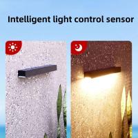 Lámpara Solar LED Exterior Impermeable Para Jardín Decoración Luz De Puerta De Villa Iluminación Brillante Para Balcón Luz De Pared Con Luz Del Sol - details 5