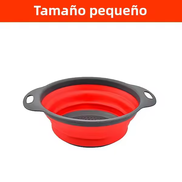 Colador De Cocina Extensible Con Manija Larga Colador Collapsible Para Verduras Frutas Pasta Eco-amigable PP+TPR - 1