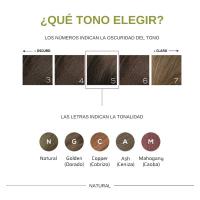 NATURTINT Biobased, Coloración Permanente Sin Amoniaco + Extra Mascarilla 50ml, 100% Cobertura de Canas, Tinte para el Cabello con Ingredientes Naturales, Color Intenso, Natural y Duradero 170ml - details 6