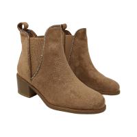 Eva Zorteon- Botines Camperos Con Elástico Lateral Y Pedrería. Marca TULIPANO. - details 9