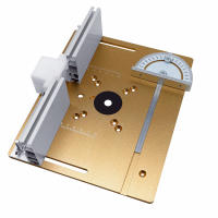 Placa De Inserto Para Mesa De Router C8 Máquina De Grabado Aluminio Aleación Placa Inversa Conjunto Talla Fresa Trimmer Plegable Para Carpintería - details 0