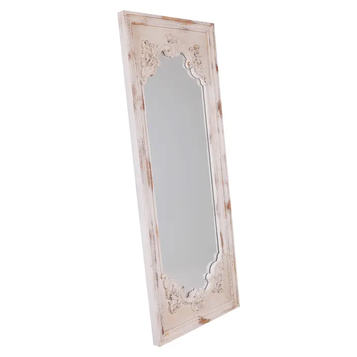 WANDERLUST DECO Espejo de Madera Elegante Diseño 60x4x150h Cm - 1