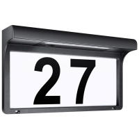 Luz De Número De Casa Solar LED Impermeable Para Exterior Luz De Pared Sin Cable Decorativa Para Jardín Y Puerta Con Signo De Dirección - details 1