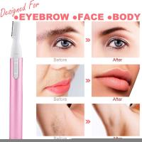 Recortador eléctrico de Cejas para Mujeres y hambres, mini depiladora para bikini y facial, removedor para diversas áreas del cuerpo: Barbilla, melocotón, labios - details 3