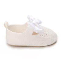 Zapatos De Caminar Para Bebés Niñas Primavera Verano Con Lazo Suaves De Algodón Resistente a Golpes Cierre SLIP-ON Transpirables Talla True - details 9