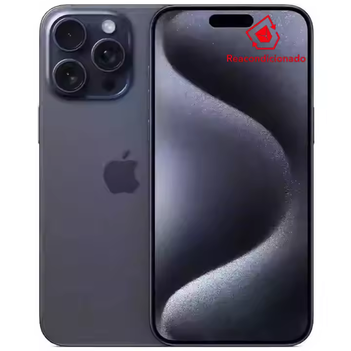 Apple iPhone 15 Pro 128GB Azul REACONDICIONADO Grado A+ Garantía 2 años - 1