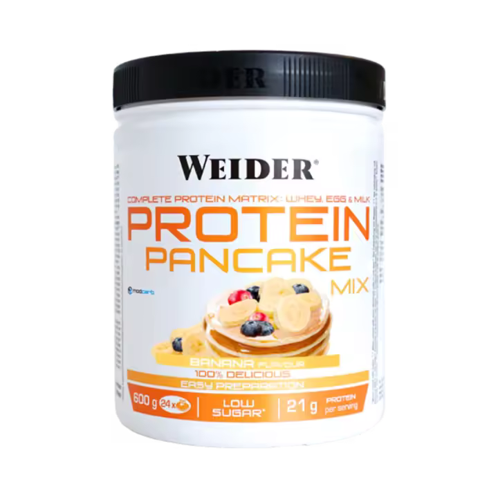 Weider Protein Pancake Banana 600 G - Deliciosas Tortitas de Avena Ricas en Proteínas - 1