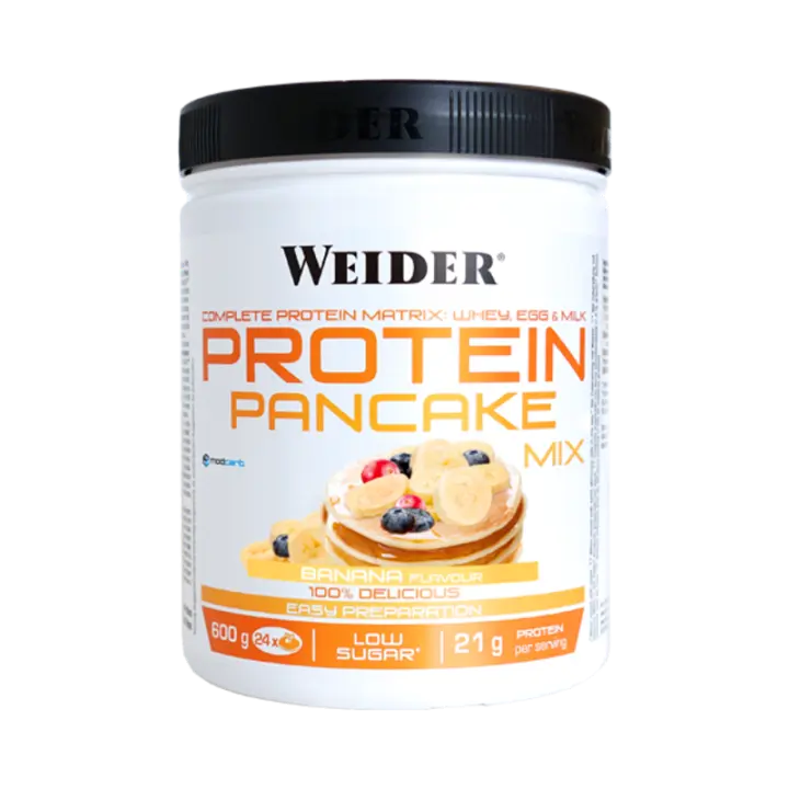 Weider Protein Pancake Banana 600 G - Deliciosas Tortitas de Avena Ricas en Proteínas - 1