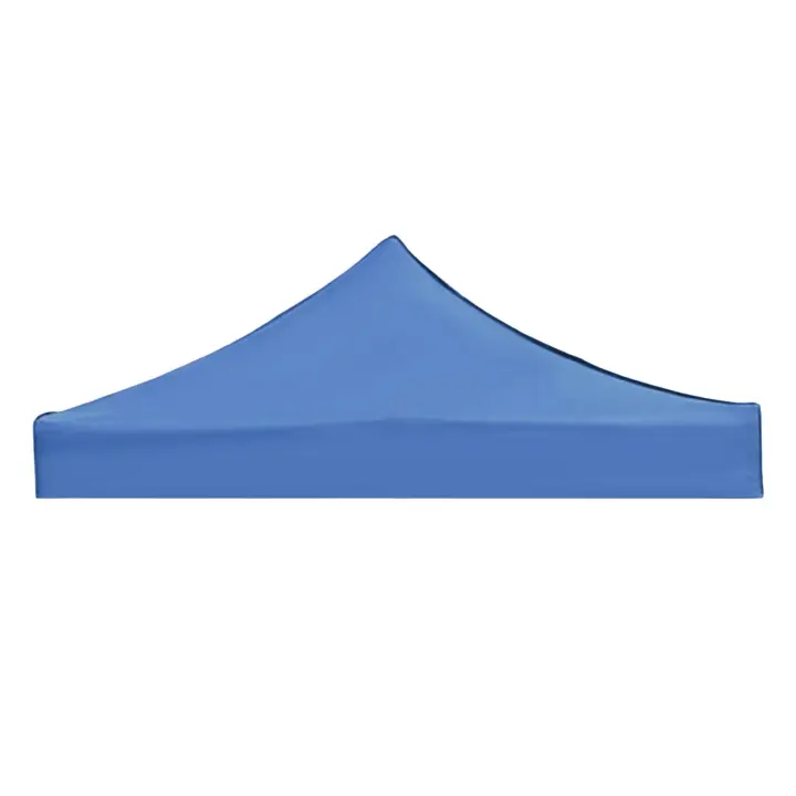 Cubierta Superior de Toldo 2X2M Reemplazo de Cuatro Esquinas Tela de Tienda plegable at Prueba de Lluvia Azul para Jardín y Pavellón de Patio - 1