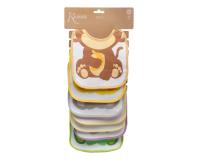 Kiokids Pack de baberos semanales ANIMALITOS con elástico - details 2
