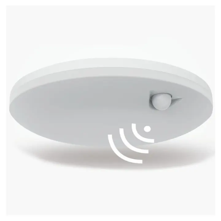 FACTORLED PLAFÓN LED DETECTOR DE MOVIMIENTO 30CM, LÁMPARA CIRCULAR SENSOR DE PRESENCIA 20W, 2400LM, LUMILEDS CHIP, LUZ NATURAL 4000K, IP54 IDEAL PARA BAÑOS Y COCINAS - 1