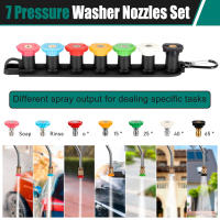 Juego De Tornillos Para Lavadora De Presión Con Soporte De Boquilla 5 O 7 Grados Kit De Lavado a Frotar 4000 PSI Conexión Rápida 1/4 Pulgada - details 8