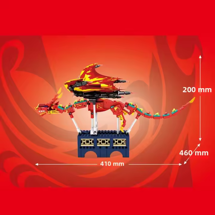 Bloques De Construcción Dragón De Fuego Smaug 1359 Piezas Modelo Animal Para Jóvenes Y Adultos Decoración De Escritorio Juguete Educativo Regalo De Navidad - 1