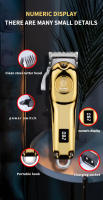 Kit De Pelacabello Profesional Kemei KM-2628 KM-678 KM-2024 Recargable Para Hombres Trimmer De Barba Con Corte Rápido Y Ajuste De Longitud - details 7