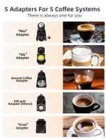 Cafetera 5 en 1 HiBREW H2B, compatible con Kcup, Nes, DG, ESE y café molido, modo frío/caliente, 19 bares, indicador LED, ahorro de energía, protección anti-seco, diseño compacto - details 13