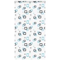 vidaXL Estor enrollable para ducha con casete 130x240 cm tela ancho en color Gris claro/Adorno/Blanco y más | protección solar decorativa para ventanas hogar oficina dormitorio fácil de instalar - details 3