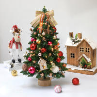 Árbol De Navidad Miniatura 45cm Para Mesa Decoración De Ventana De Hotel Y Hogar Simulación De Pequeño Árbol - details 4
