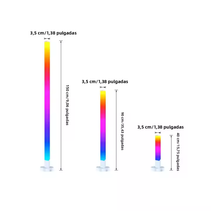 Lámpara De Piso Inteligente RGB LED Con Control Remoto/Suministro De Energía USB Y Sync De Música Para Ambiente Moderno Iluminación De Fiesta De Juego En Sala - 1
