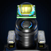 Linterna Frontal Recargable 2000mah LED Super Brillante T51 Inducción Luz De Escenario Impermeable Para Camping Y Trabajo - details 0