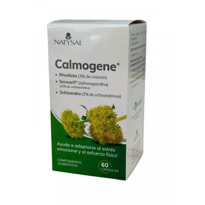 Calmogene® ó Rhodiola Complex® (Rhodiola rosea, Ashwaganda, Schizandra) 60 Cápsulas de Natysal - 1