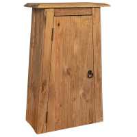vidaXL Mueble de pared para baño madera maciza de pino 42x23x70 cm - details 0