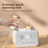 Calienta Biberones | Esterilizador Biberones | Calentador rápido de alimentos para bebés 8-En-1 y desfreezador Pantalla LCD Precise Control de Temperature Para Leche Maternal (Baby Food) - details 1