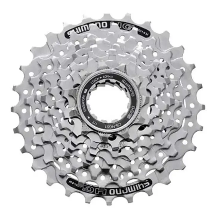 Componentes Cassettes Shimano Casete Alivio Hg51 Plateado - 1