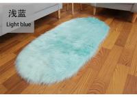 Alfombra De Falsa Piel Grande Ovalada Artificial Cuero Genuino De Oveja Pelo Largo Tapete Suave De Lana Blanca Para Dormitorio Y Sala De Estar Decoración De Hogar Lujo Alfombra Para Habitación De Niños - details 16