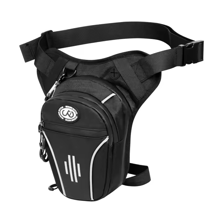 Bolsa De Pierna Para Motocicleta Hombro Bajo Ajustable Impermeable Táctico De Viaje Para Hombres Bolsa De Cinturón De Cadera - 1