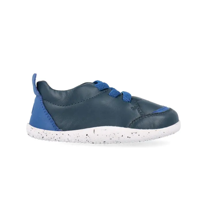 Bobux Xplorer Sport Navy + Binjau Blue - Zapatos infantiles de piel con abertura elástica - 1