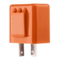 Relé De Flasher LED Para Motocicleta Ajustable En Frecuencia Luz De Señalización Cuadrada 12V Indicador De Flashing - details 4
