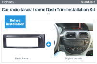 Kit De Instalación De Estéreo Para RENAULT Megane I 1996-2002 Y Scenic 2003 Fascia 1 Din En ABS Negro Panel De Montaje Para Radio CD GPS DVD - details 2