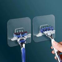 Soporte De Afeitado Para Pared Resaltador De Ducha Fuerte Portacuchillo Para Baño Gancho Para Cuchillas Resistente Plástico Soporte De Afeitado Para Hombres - details 4