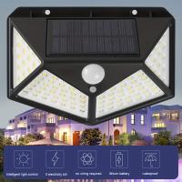 Lámpara De Pared Solar Con Sensor De Movimiento Y Sensor Humano Impermeable Para Jardín Patio Escaleras Luz De Porche - details 3