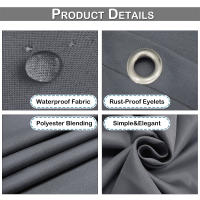 Manto De Sombra Impermeable Para Balcón Protección UV Del 70% Cubierta De Valla Para Patio Escudo De Sol Para Paredes De Madera Decoración De Jardín Y Piscina - details 7