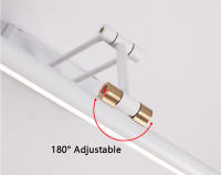 Lámpara De Pared Moderna Simple Con Espejo Cuerpo Metálico Y Sombrilla De Acrílico Plegable Sconce LED Para Hotel Baño Exposición De Arte - details 6